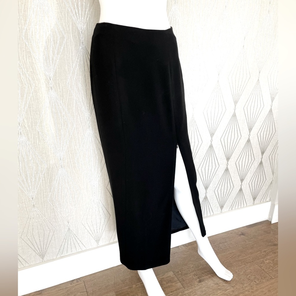 Cache’ Adjustable Slit Pencil Skirt